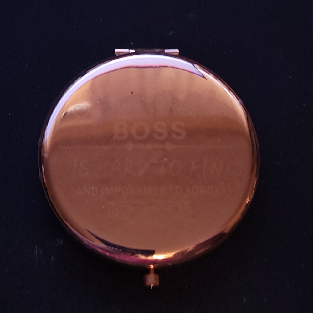 Gold Compact Mirror